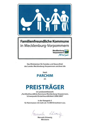 Urkunde Engagierte Stadt Urkunde Engagierte Stadt